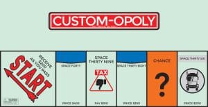 Custom Monopoly Templates for Sale - Game Box CLASSIC version (box is more rectangular than the "modern" version)