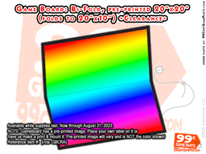 Game Board Blank 20 x 20 Bi-Fold (GBCRA)