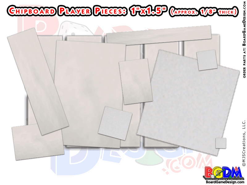 Chipboard Player Pieces (by the Handful)