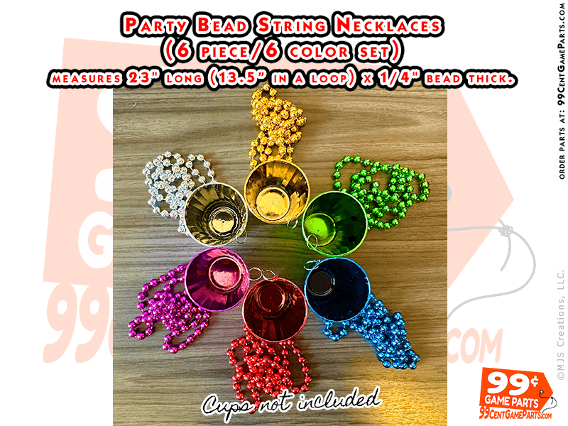 Party Bead String Necklaces - Image 4