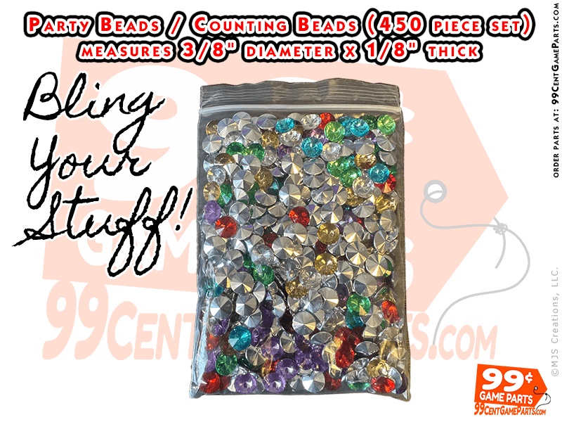 Party Scrapbook Bling Beads