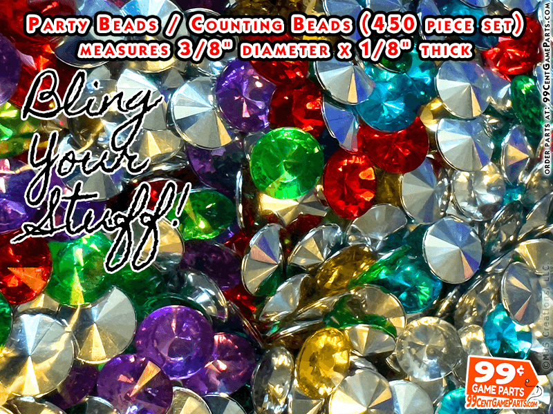 Party Scrapbook Bling Beads - Image 3