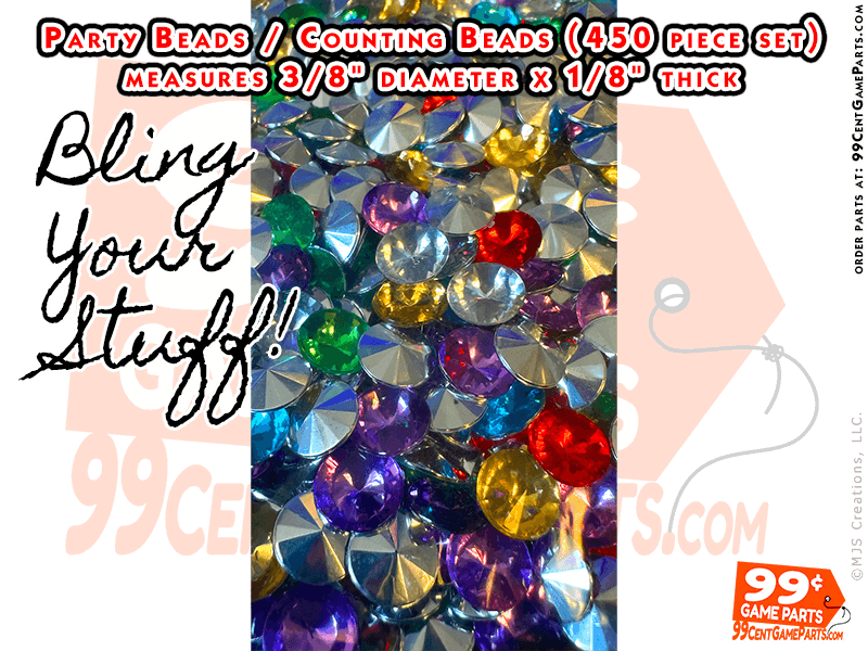 Party Scrapbook Bling Beads - Image 2