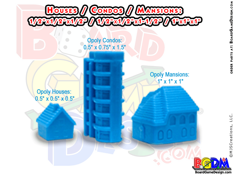 Monopoly Houses, Monopoly Hotels, Monopoly Condos