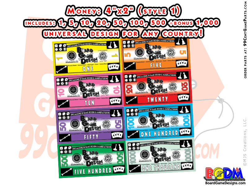 Monopoly Money Game Packs (Style 1) - Image 3
